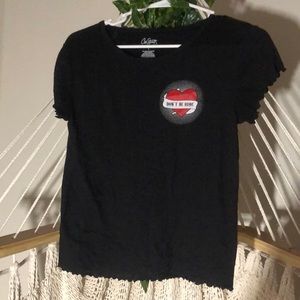 Don’t be rude t shirt crop top